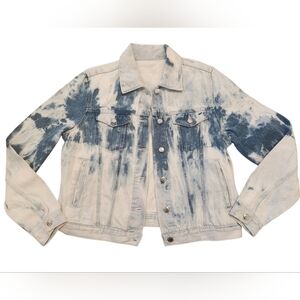 NWT Seven7 Jeans Denim Acid Wash Jacket